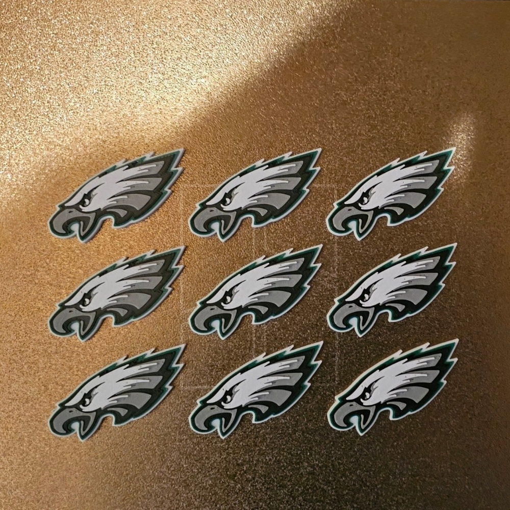 NFL Superbowl LIX Champions Philadelphia Eagles Magnets set of 9